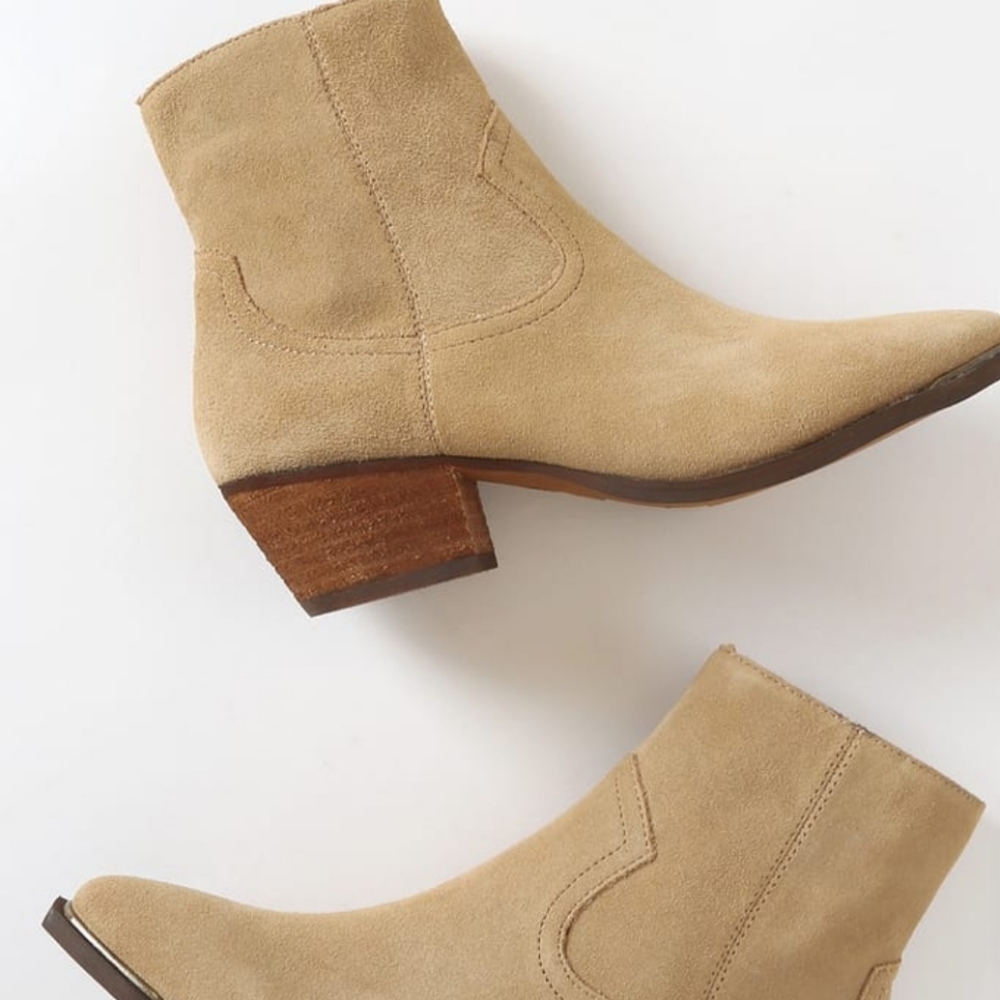 Band of Gypsies creed natural suede pointed toe